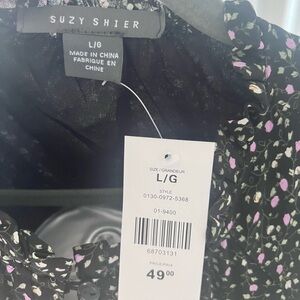 Suzy Shier Floral Maxi Dress